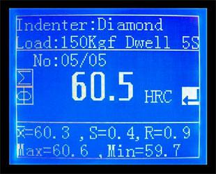 Verificador alto RH-450H da dureza de Digitas Rockwell do quadro